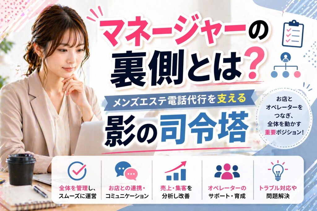 メンズエステ電話代行