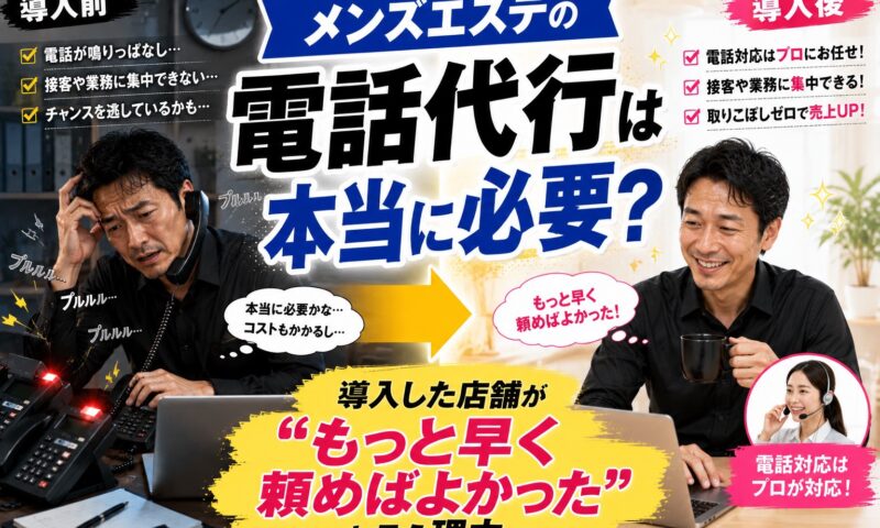 メンズエステ電話代行